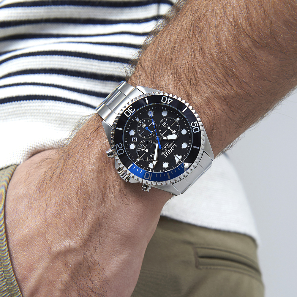 Lorus RT315GX9 Sportowe zegarek męski sportowy mineralne