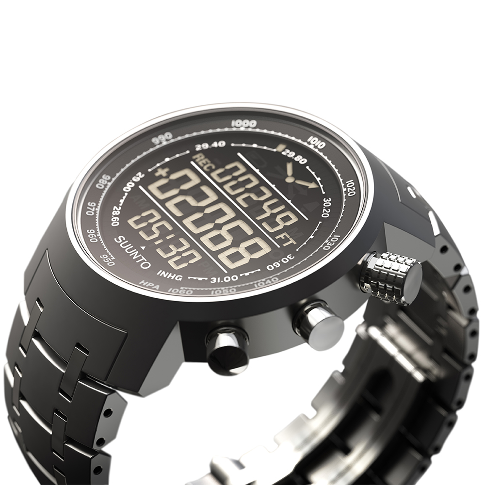 zegarek Suunto SS014521000 Suunto Elementum Terra Steel męski z barometr Outdoor