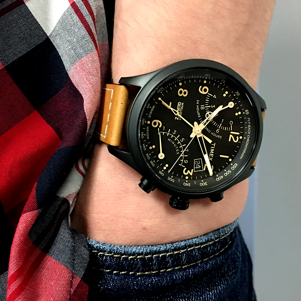 zegarek Timex T2N700 czarny Intelligent Quartz - miniatura 4