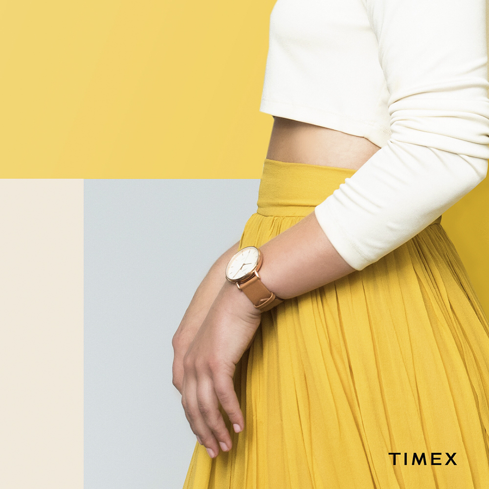 Timex TW2R26200 Fairfield klasyczny zegarek różowe złoto - miniatura 2