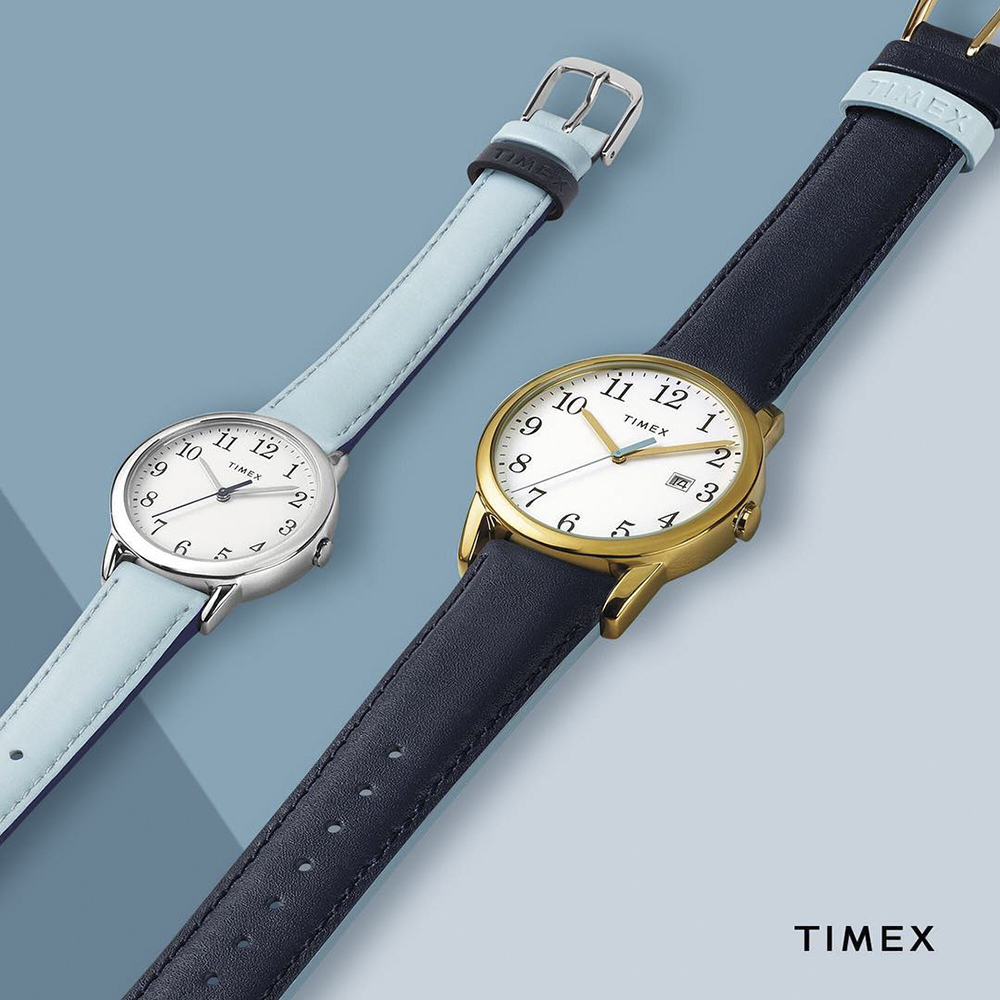 zegarek Timex TW2R62600 złoty Easy Reader - miniatura 4
