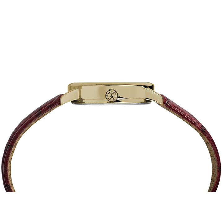 Timex TW2R65400 zegarek złoty klasyczny Easy Reader pasek - miniatura 3