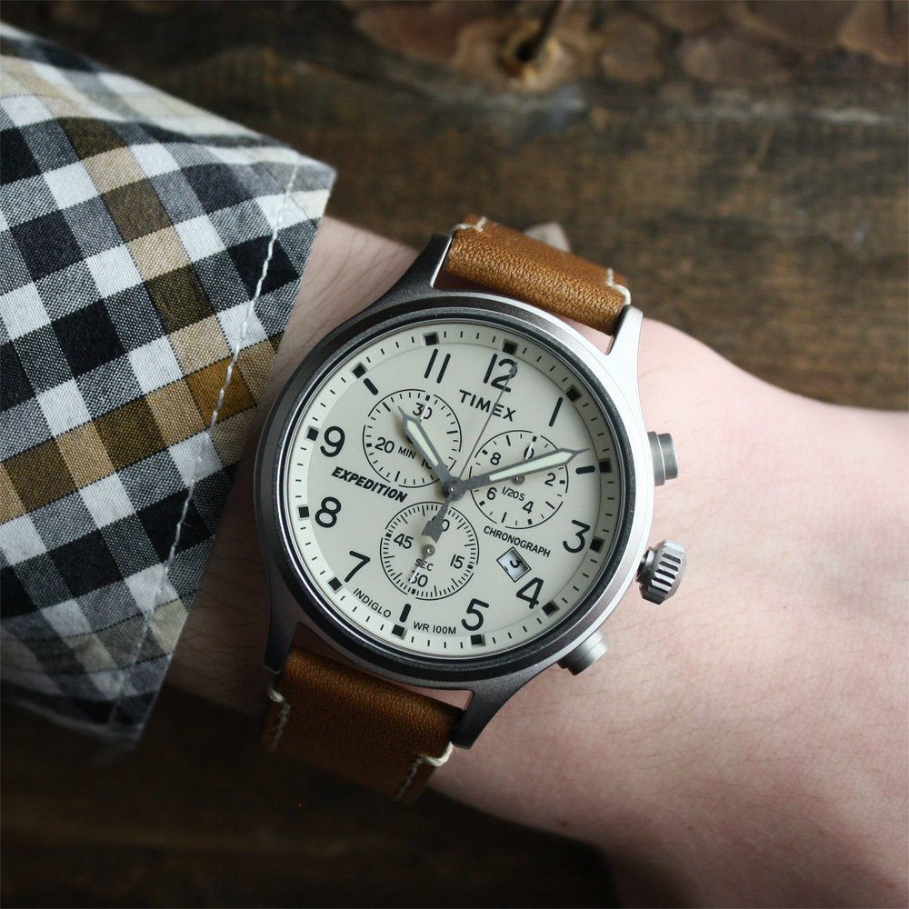 Timex TW4B09200 zegarek męski klasyczny Expedition pasek - miniatura 4