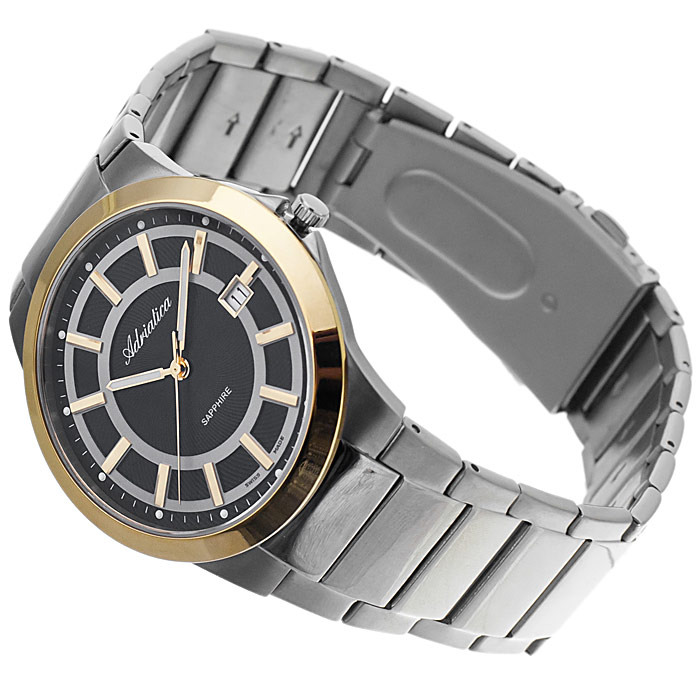 zegarek Adriatica A1175.6114Q srebrny Tytanowe