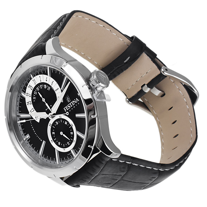 Festina F16573-3 Multifunction Trend klasyczny zegarek srebrny