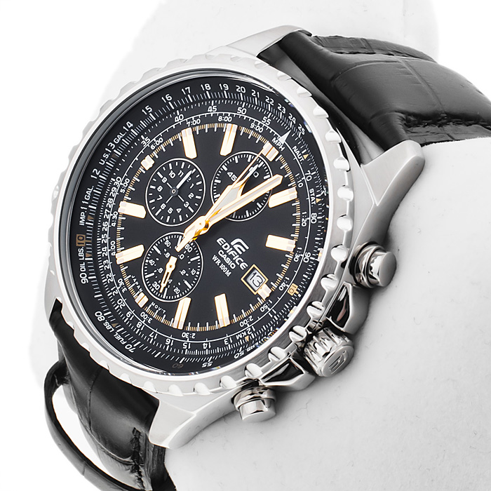 zegarek Edifice EF-527L-1AVEF srebrny EDIFICE Momentum