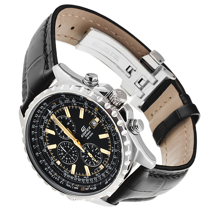 Edifice EF-527L-1AVEF EDIFICE Momentum klasyczny zegarek srebrny