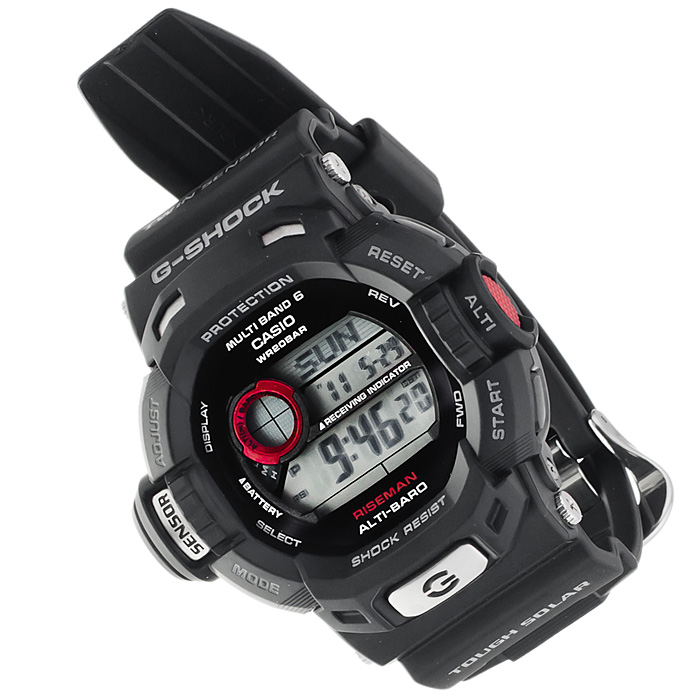 G-Shock GW-9200-1ER zegarek męski sportowy G-SHOCK Master of G pasek