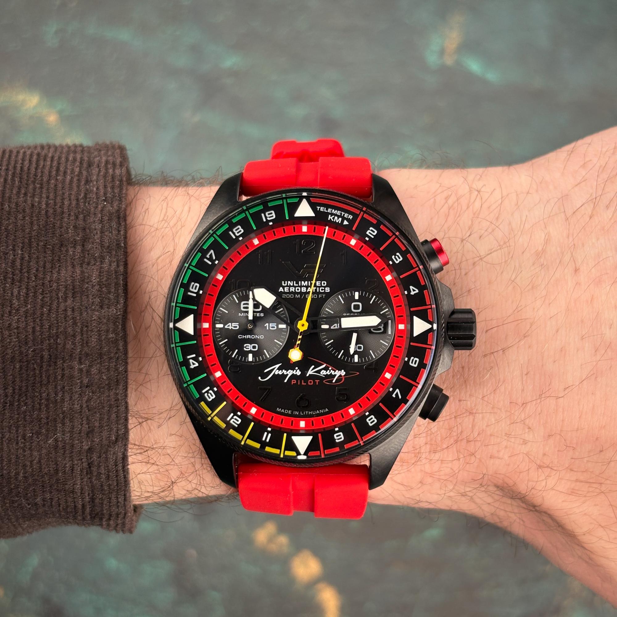 Jurgis Kairys Unlimited Aerobatics Edition 2026 Vostok Europe 6S21-326C794 - hover