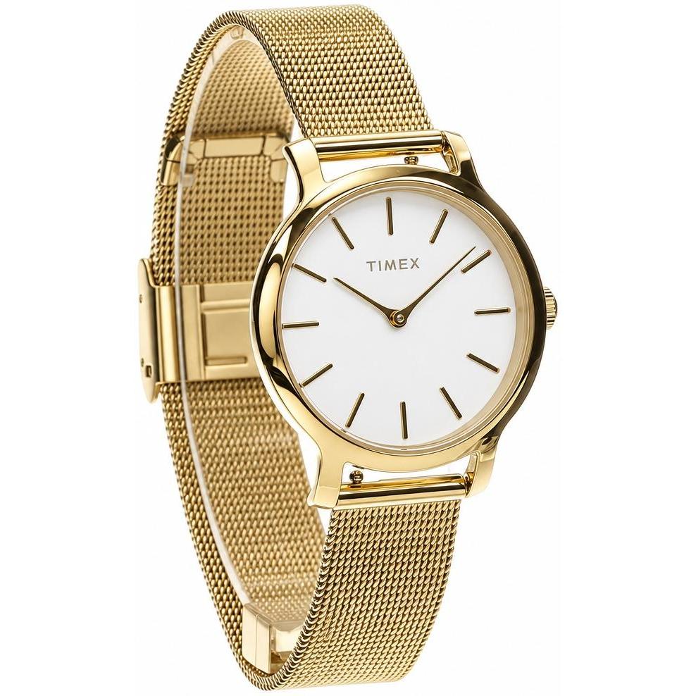 Zegarek Timex Transcend 31mm Stainless Steel Mesh - damski  - miniatura 3