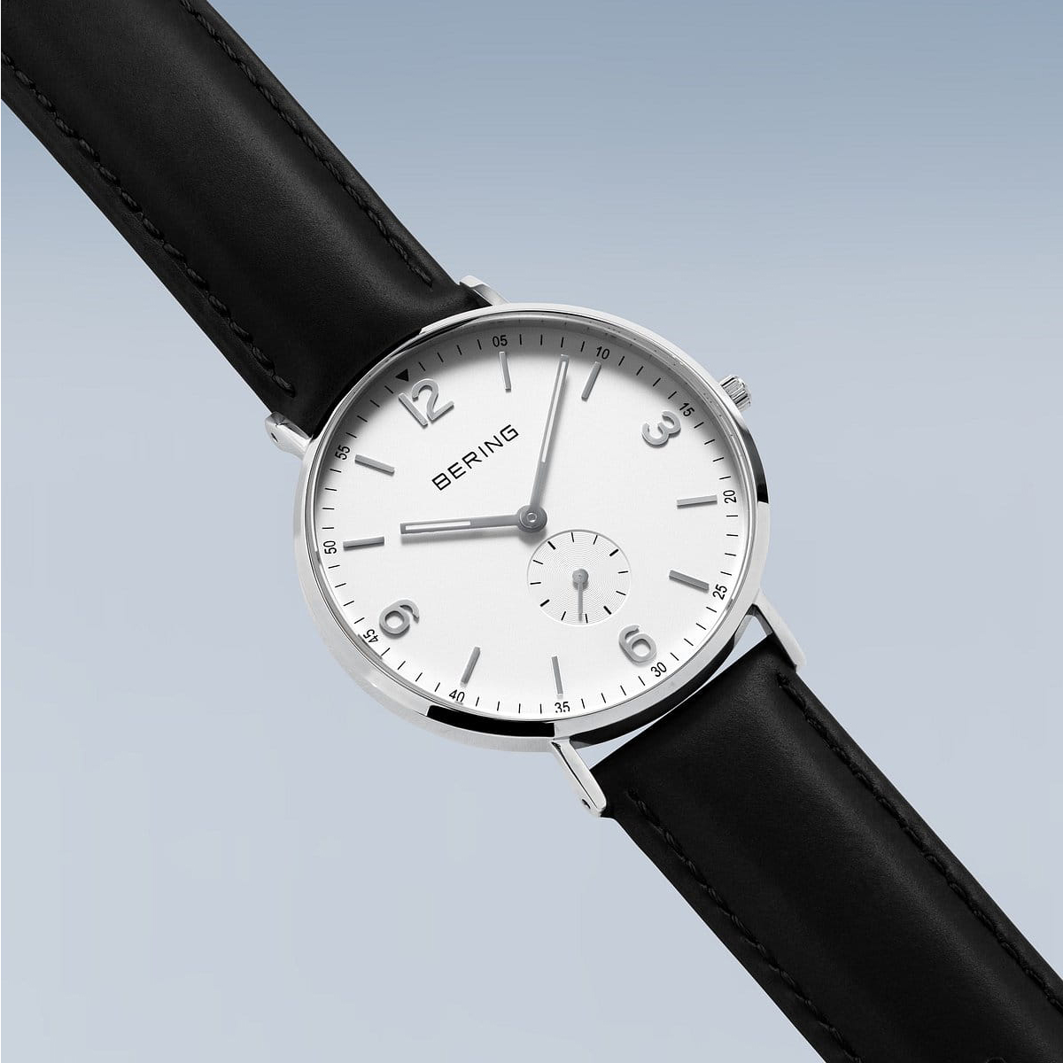 14040-404 zegarek srebrny klasyczny Classic pasek