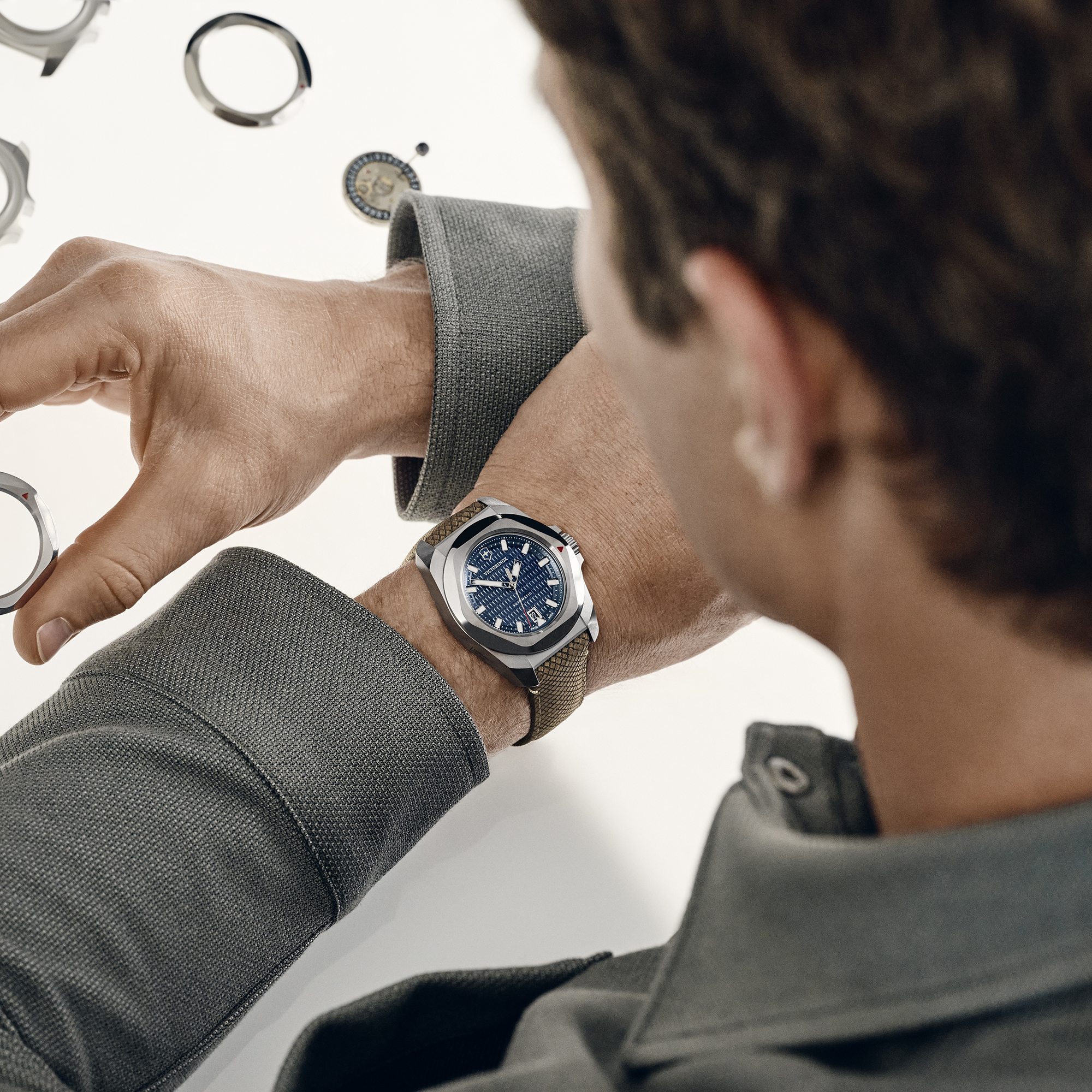2420181 INOX zegarek męski sportowy szafirowe - miniatura 12