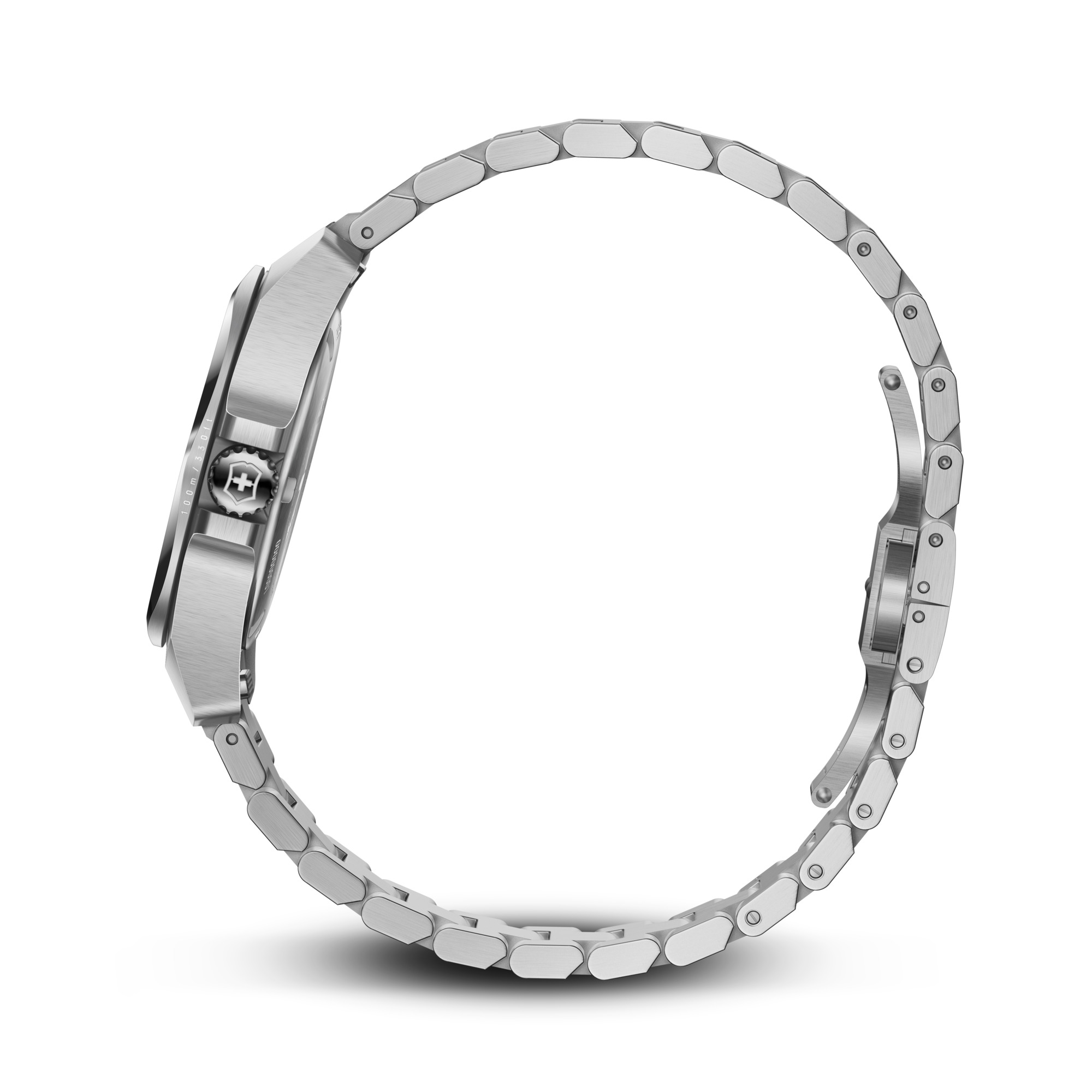 242036 zegarek różowe złoto sportowy INOX pasek - miniatura 5
