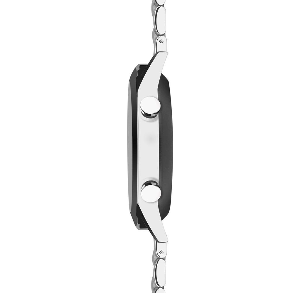 30177 zegarek srebrny sportowy Smartwatch pasek - miniatura 2