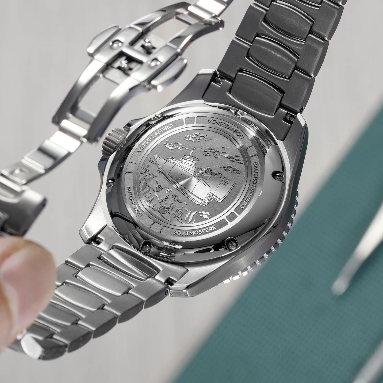 4521531C zegarek srebrny klasyczny Nereide Tungsteno bransoleta