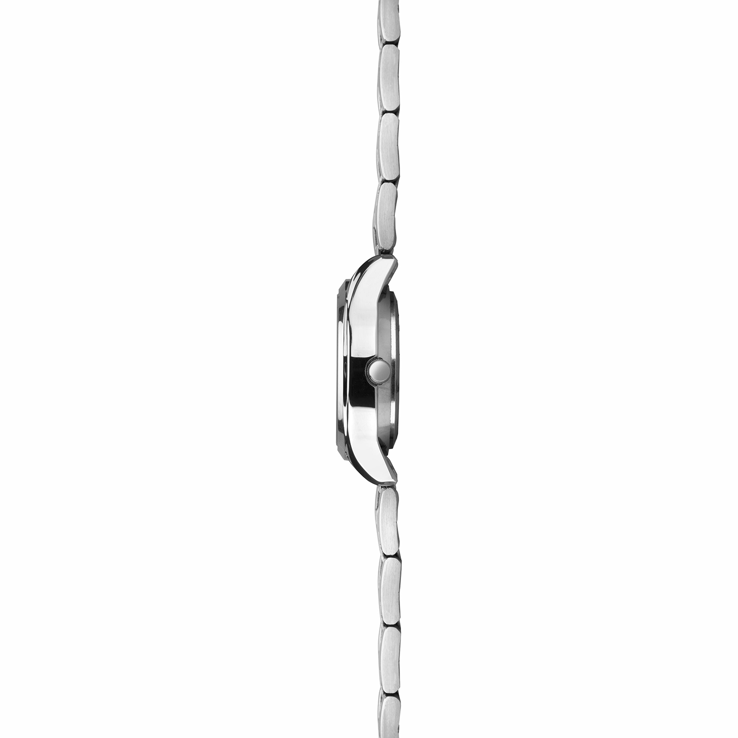 49037 zegarek srebrny elegancki Dress bransoleta
