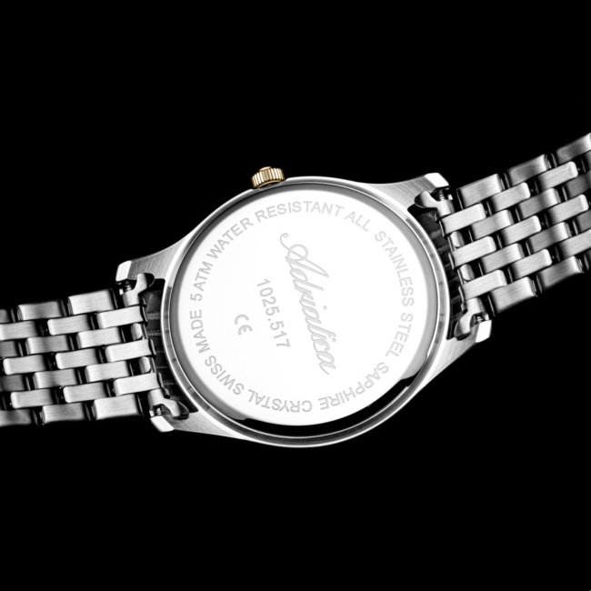 A10252166Q zegarek srebrny klasyczny Bransoleta bransoleta