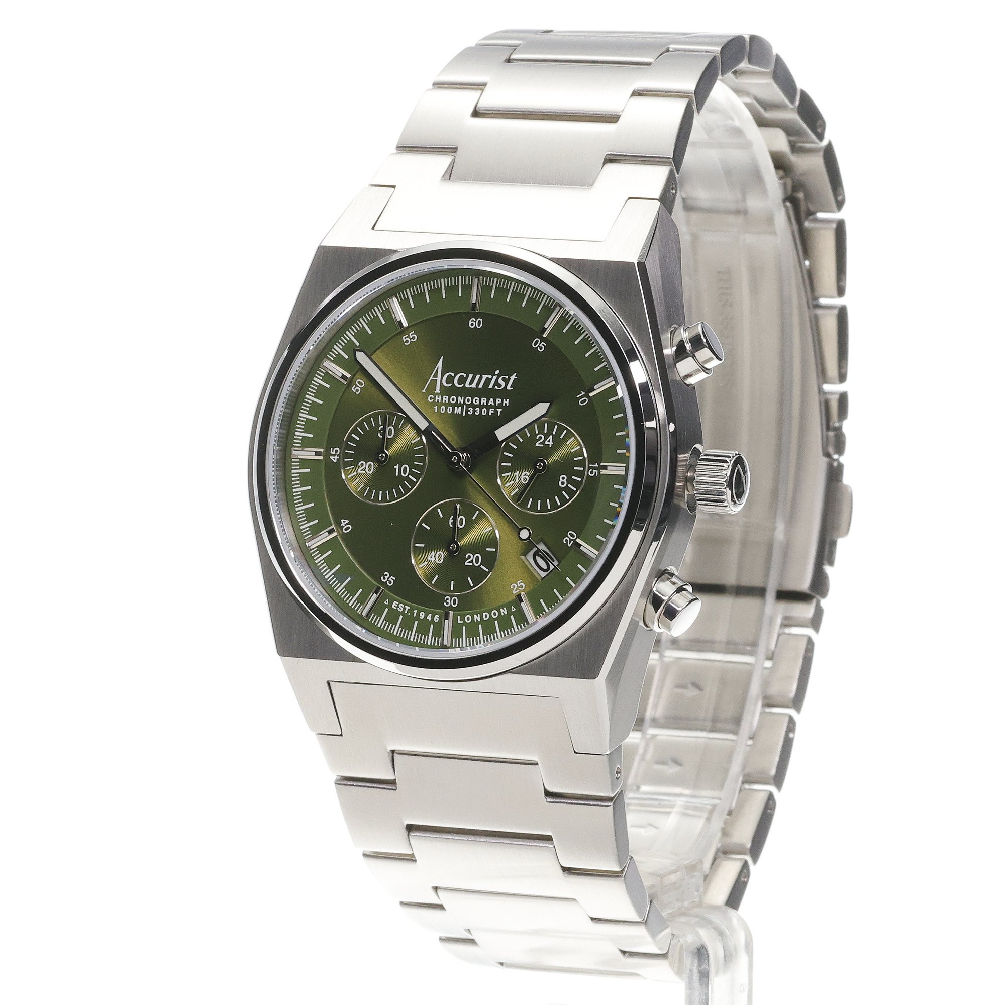 Accurist 70003 zegarek męski Origin srebrny