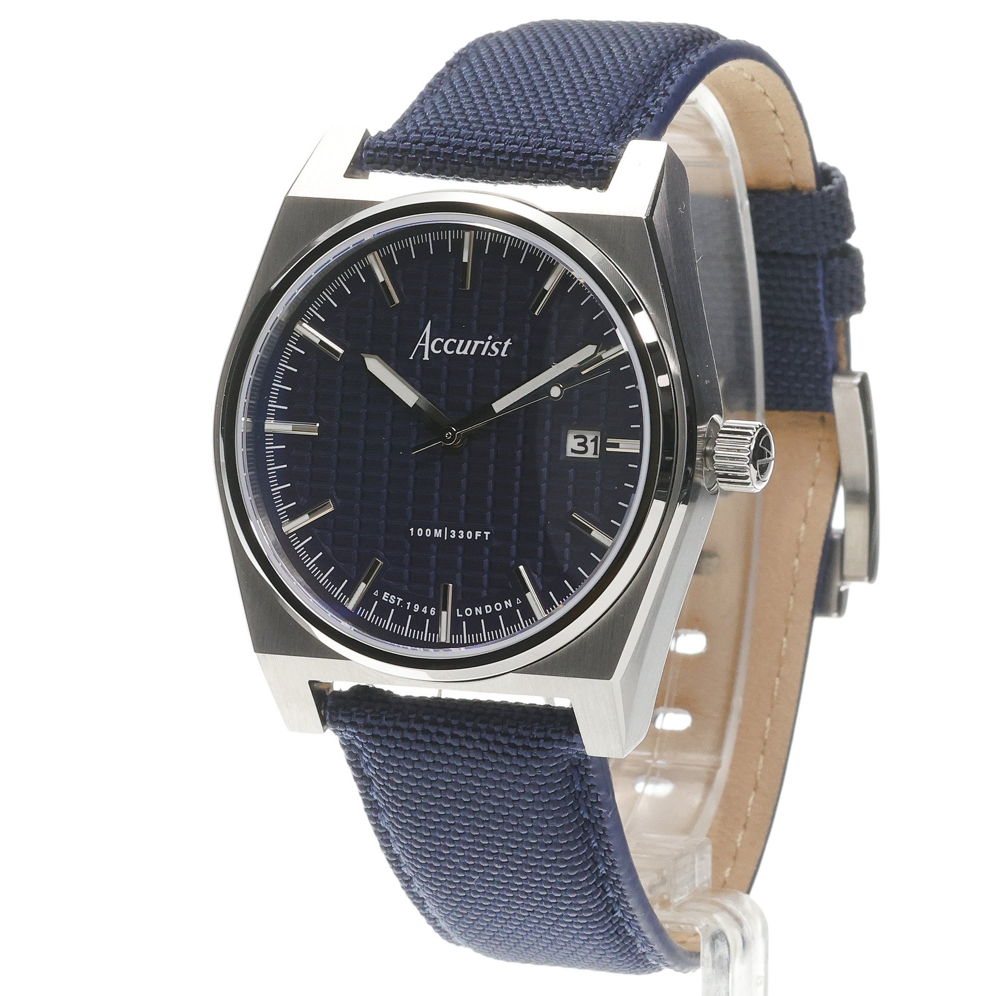 Accurist 70007 zegarek męski Origin srebrny
