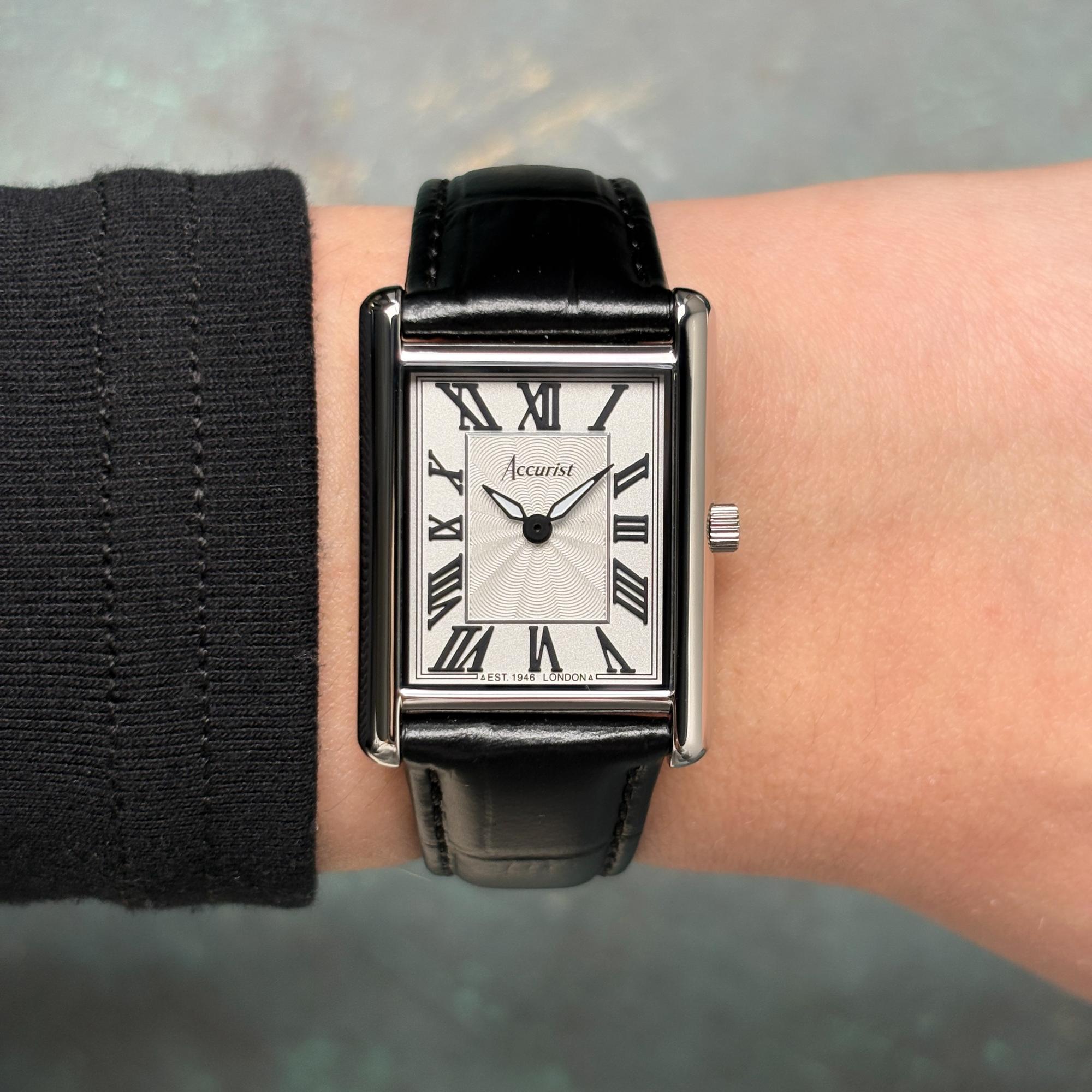 Accurist 71001 zegarek europejskie Rectangle