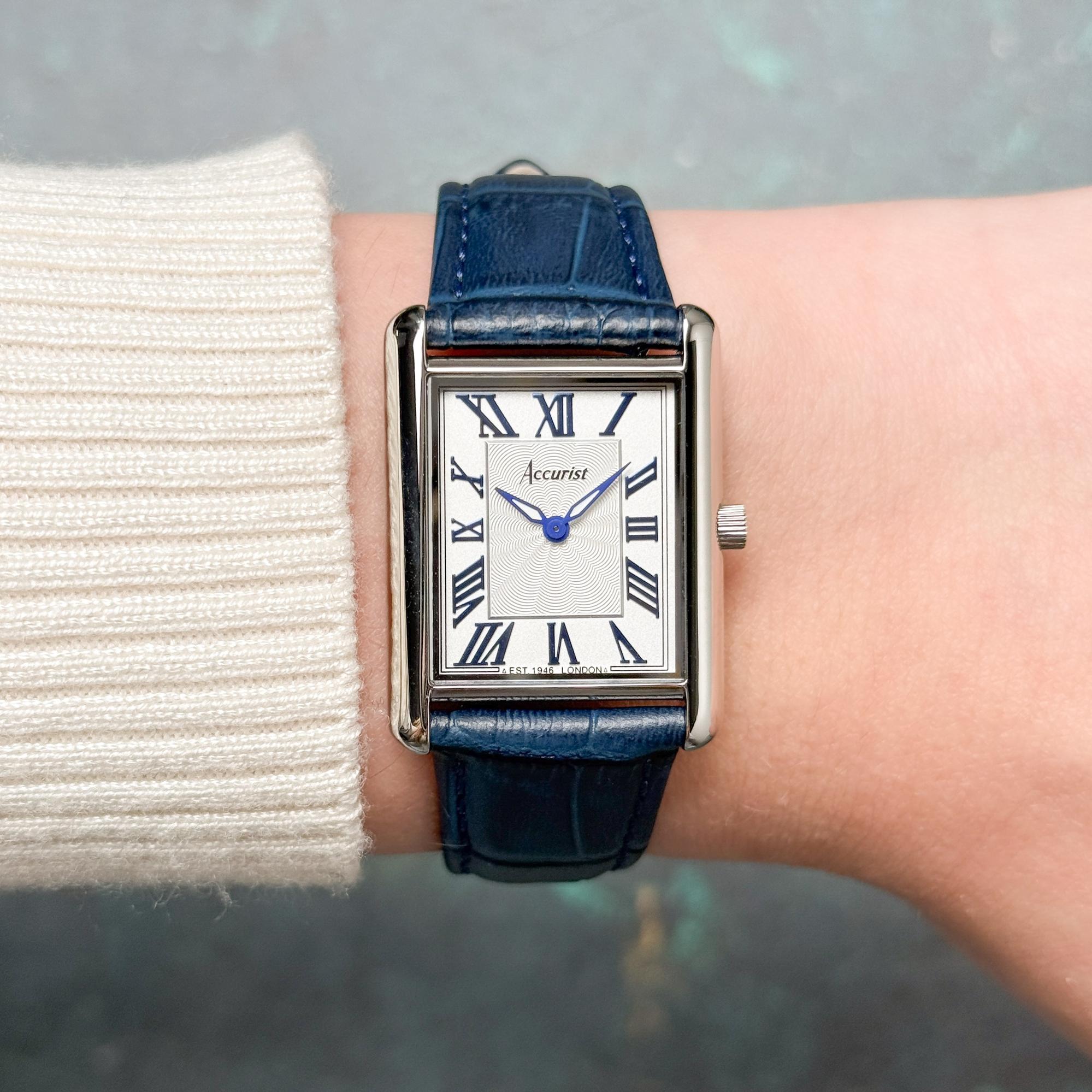 Accurist 71002 zegarek europejskie Rectangle