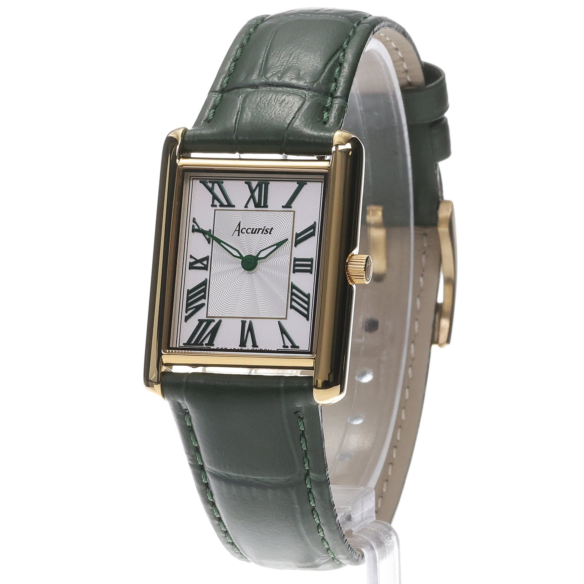 Accurist 71003 zegarek damski Rectangle złoty