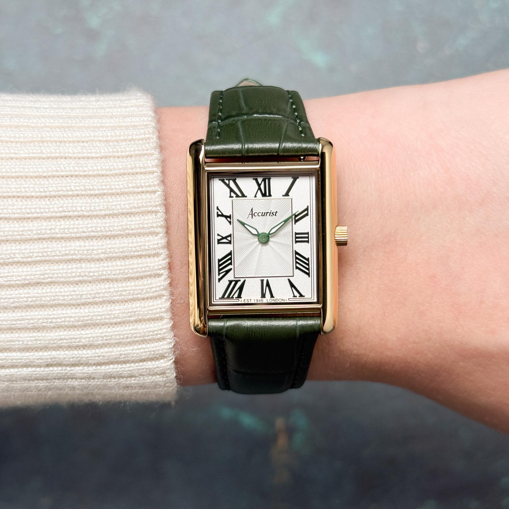 Accurist 71003 zegarek europejskie Rectangle