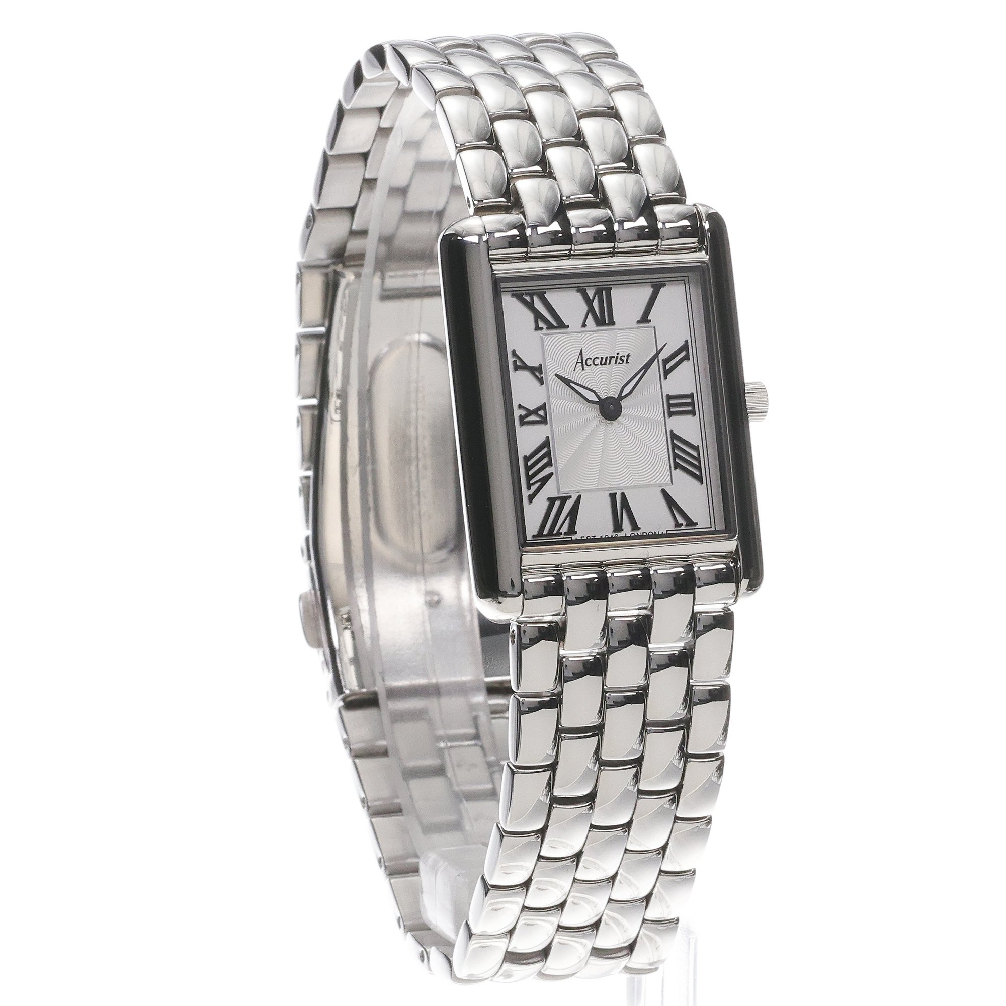 Accurist 71006 zegarek damski klasyczny Rectangle bransoleta - miniatura 3