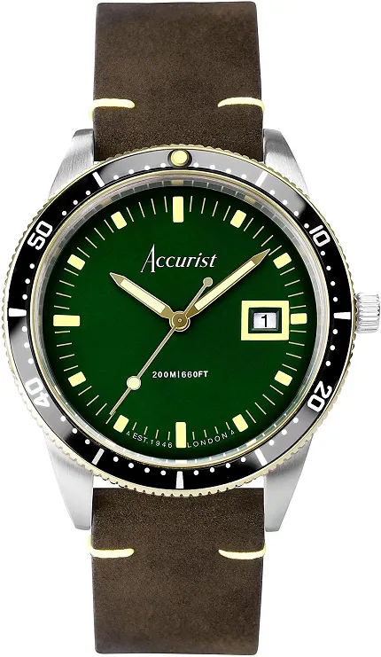 Accurist 72000 Dive 42mm - Samphire Green