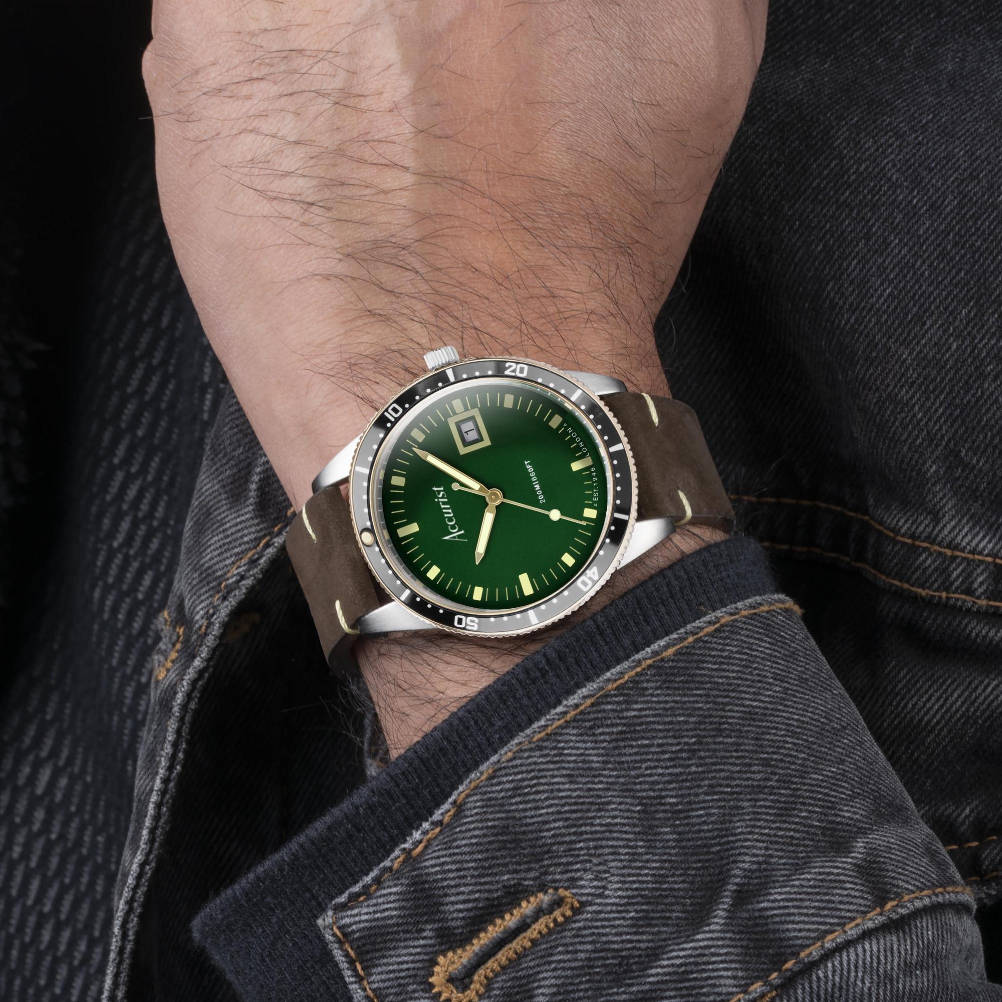 Dive 42mm - Samphire Green Accurist 72000 - hover