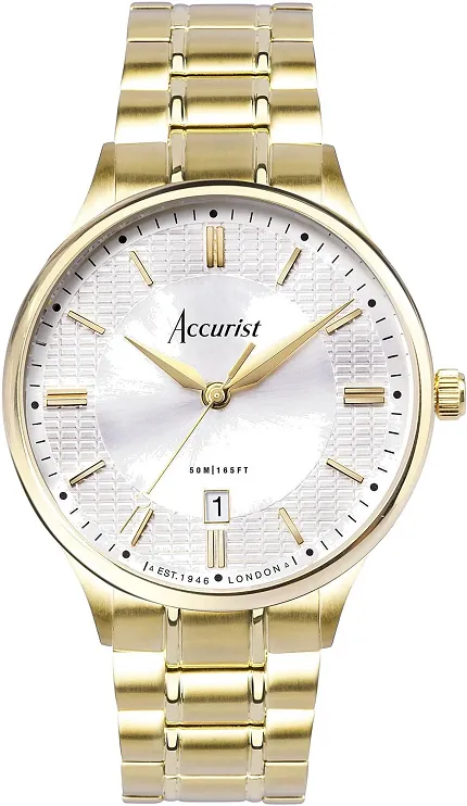Accurist 73008 Classic 37mm - Silver - zdjęcie 1