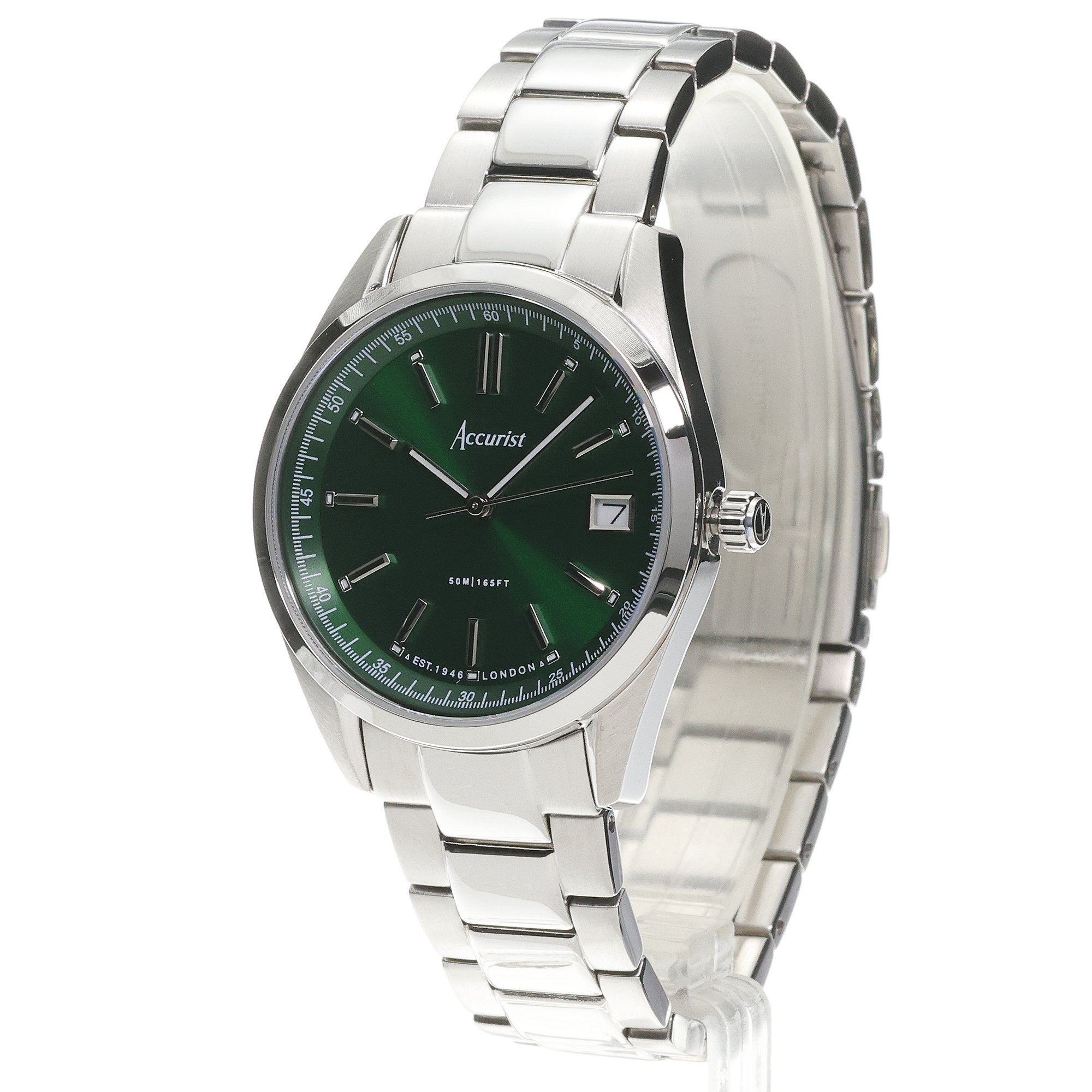 Accurist 74007 zegarek męski Everyday srebrny