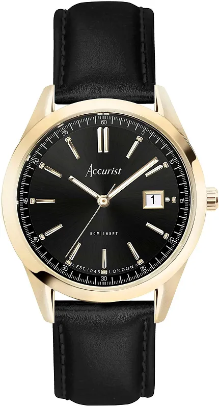 Accurist 74012 Everyday 40mm - Black - zdjęcie 1