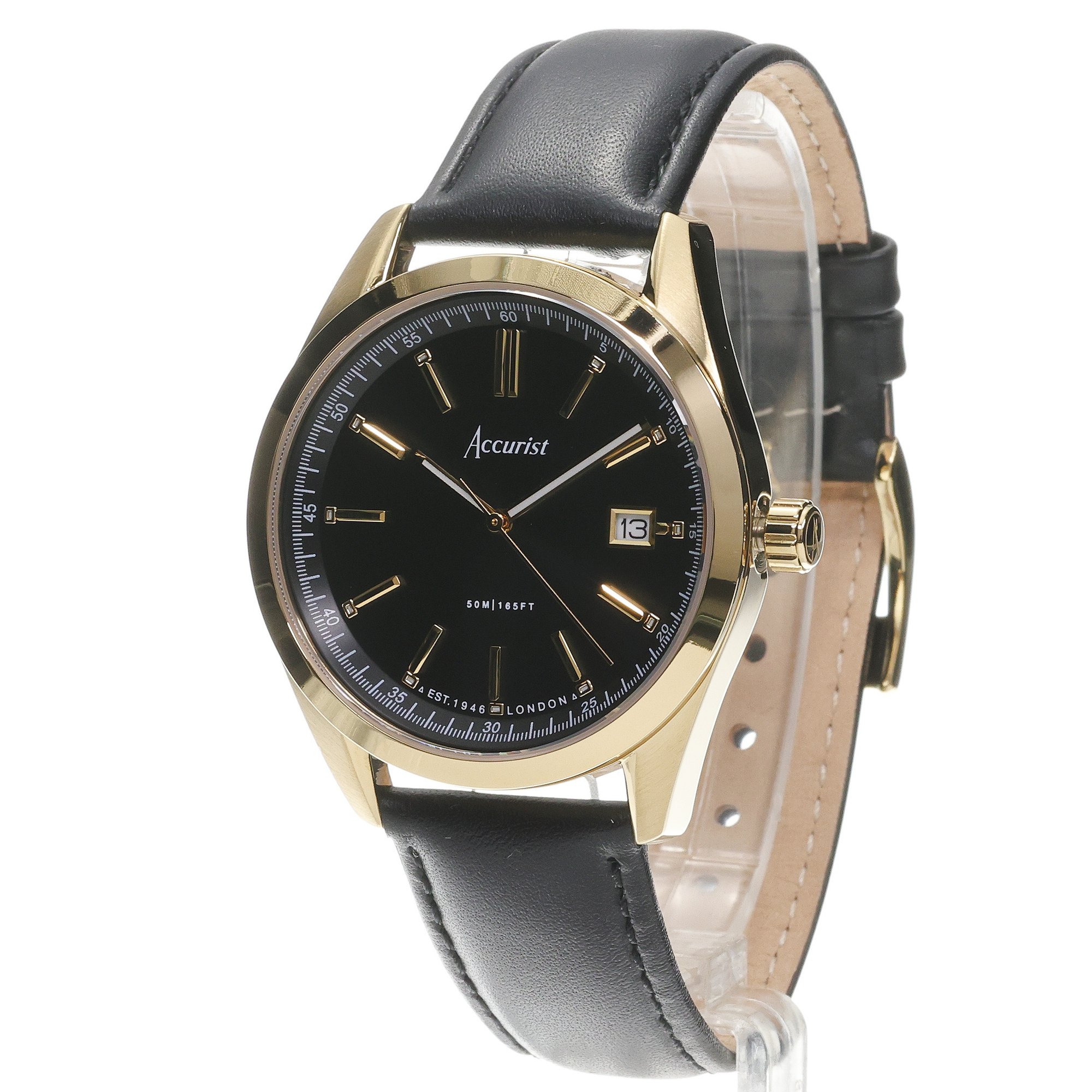 Accurist 74012 zegarek męski Everyday złoty - miniatura 2