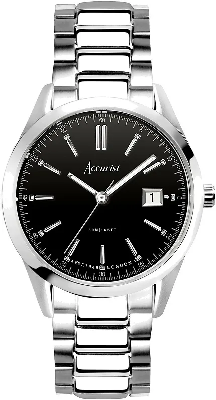 Accurist 74014 Everyday 40mm - Black - zdjęcie 1