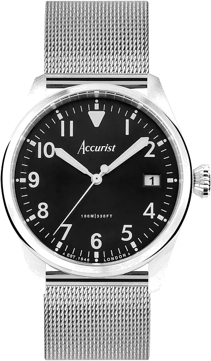 Accurist 76004X Aviation 41mm - Black - zdjęcie 1