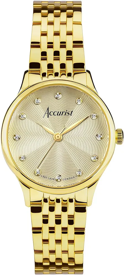 Accurist 77003 Dress Diamond 28mm - Champagne
