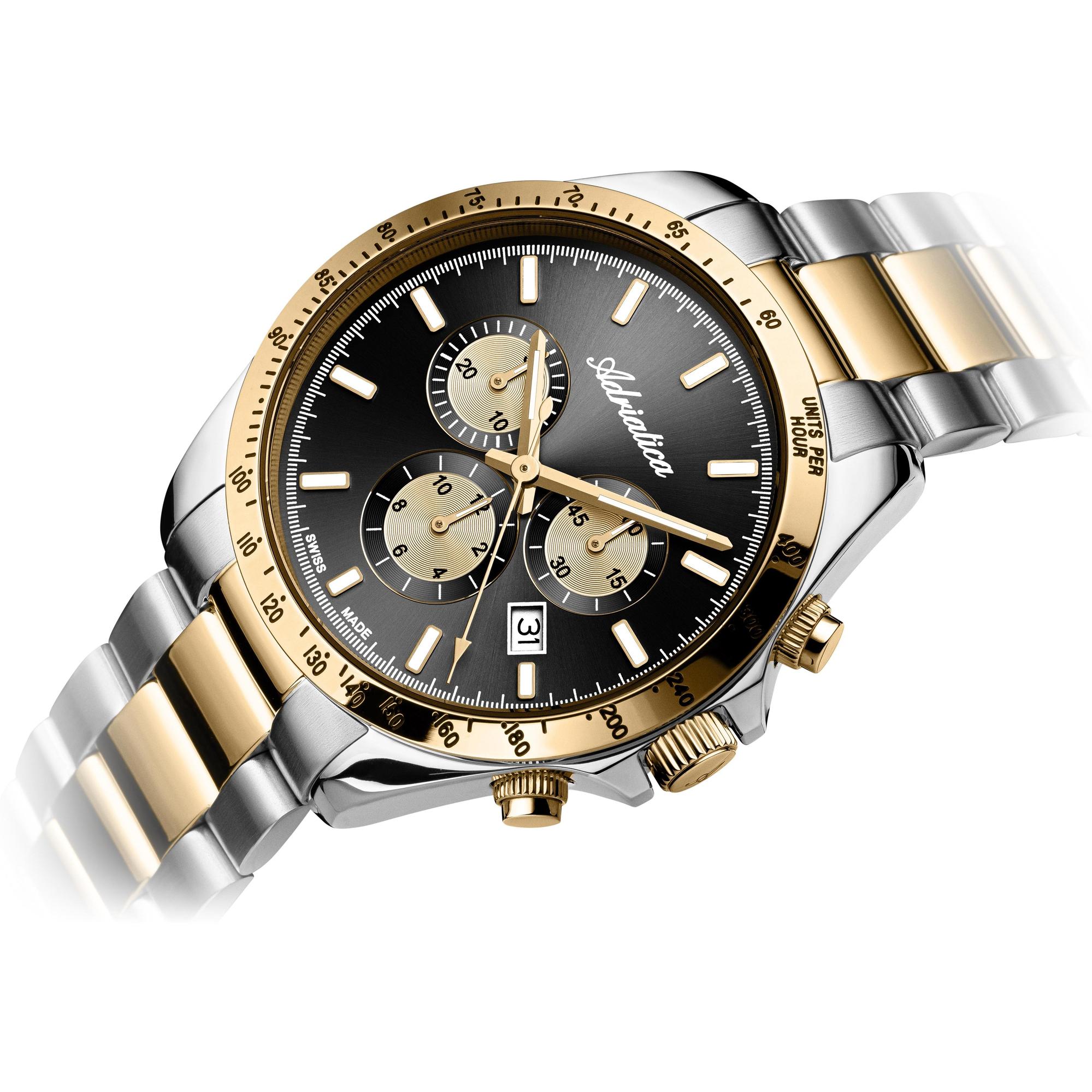 Adriatica A10532114CH zegarek Męskie z chronograf