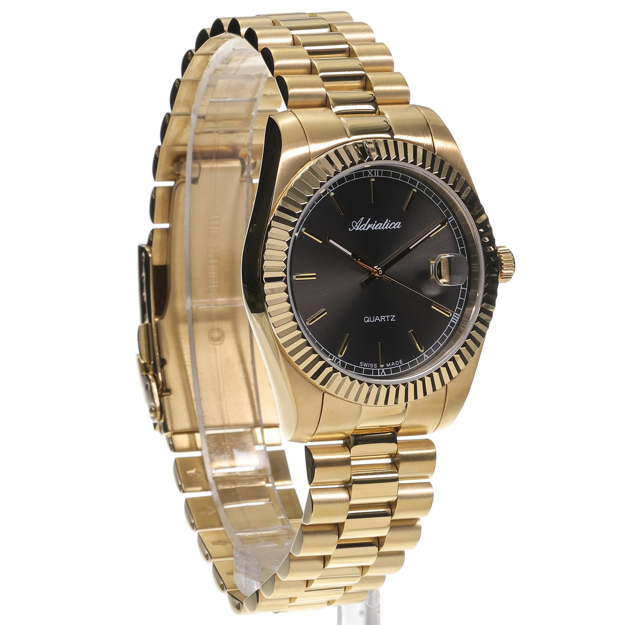 Adriatica A10901116Q Bransoleta Classic zegarek męski klasyczny mineralne