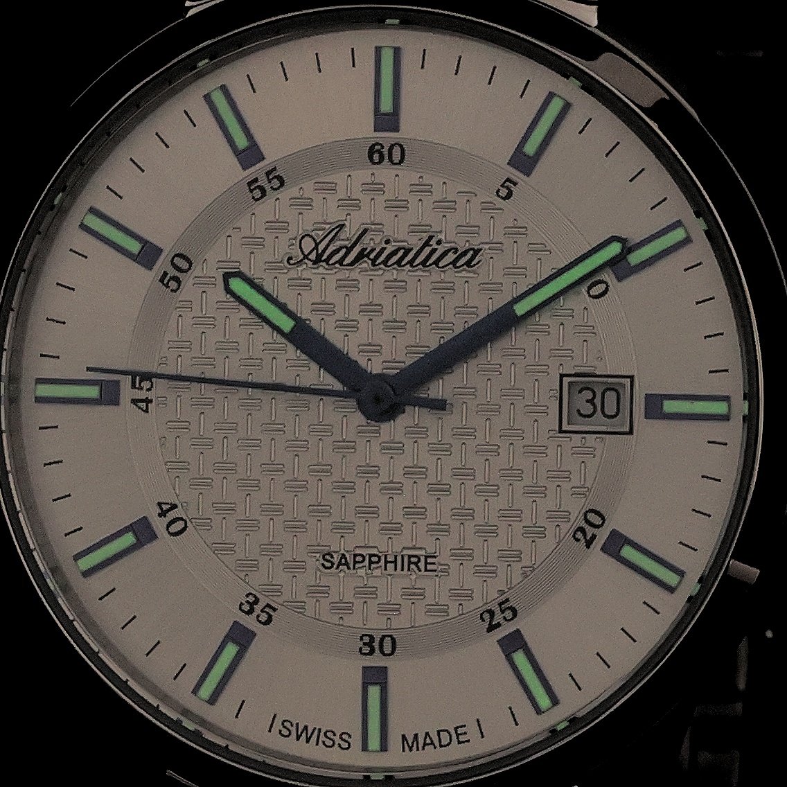 Adriatica A125651B3Q zegarek srebrny klasyczny Bransoleta bransoleta