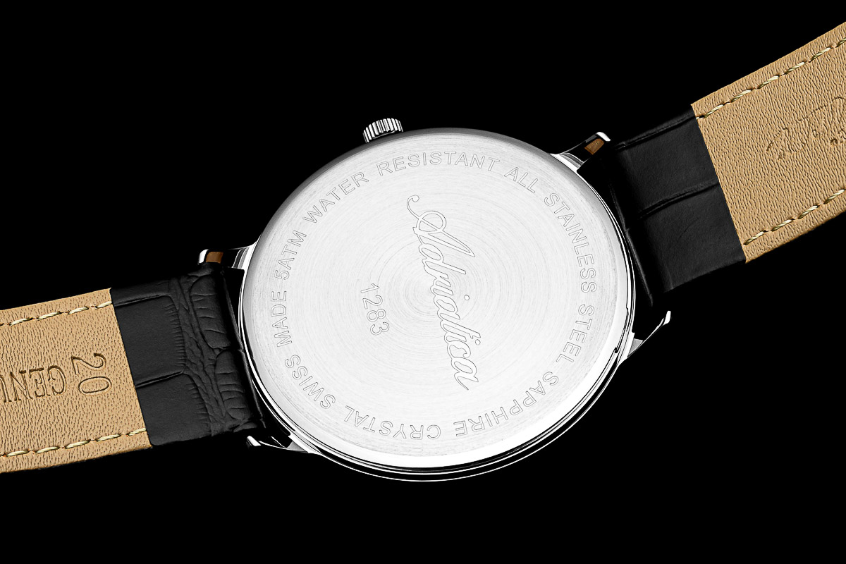 Adriatica A12835214Q zegarek srebrny klasyczny Pasek pasek - miniatura 5