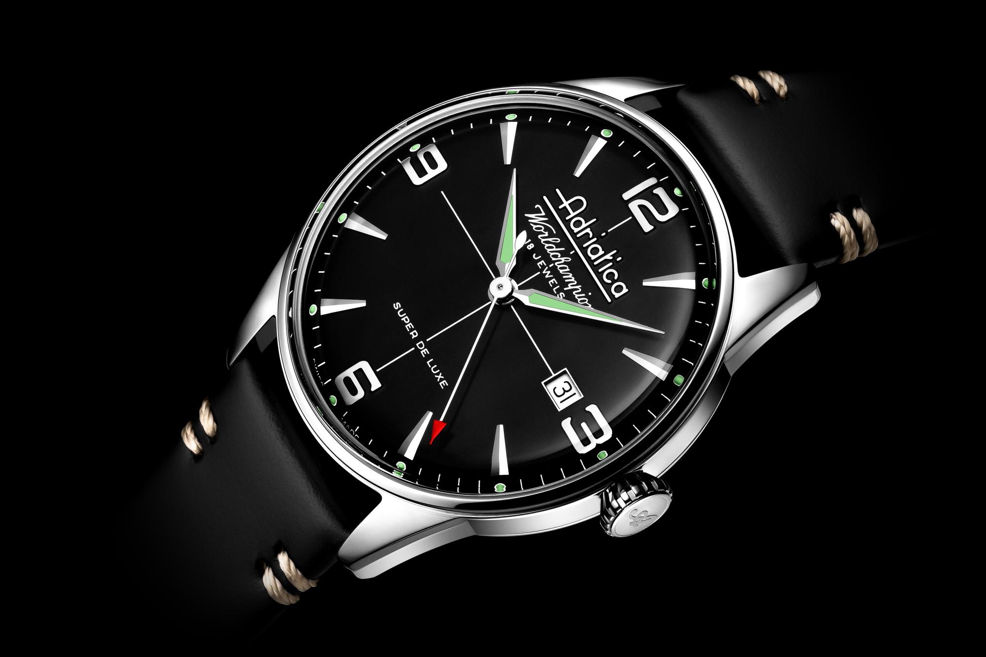Adriatica A19655254M Pasek Classic zegarek męski szafirowe