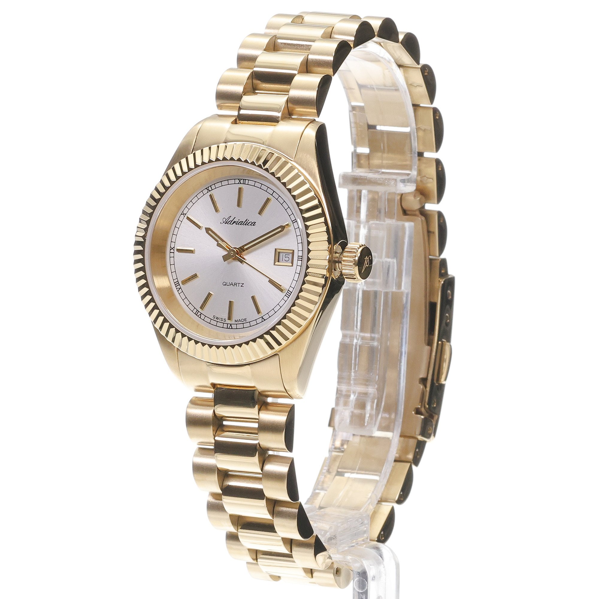 Adriatica A30901113Q Bransoleta zegarek damski elegancki mineralne