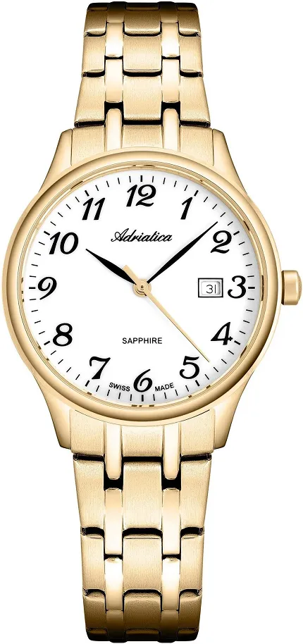 Adriatica A33001123Q Damskie Gold Stainless Steel 31mm