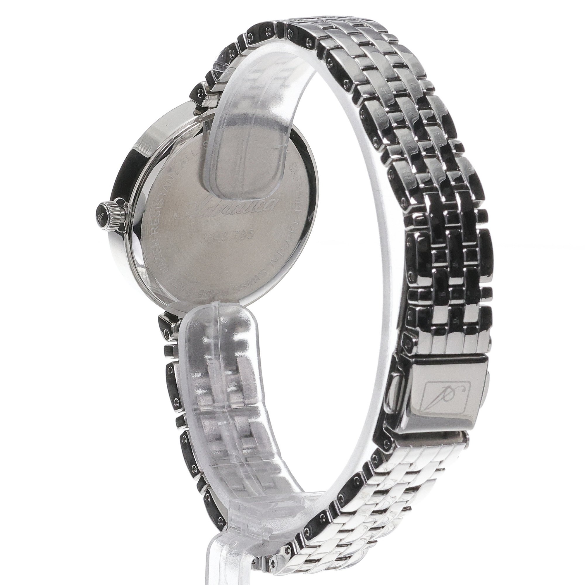 Adriatica A35435143DQ Classic Diamond Bransoleta klasyczny zegarek srebrny