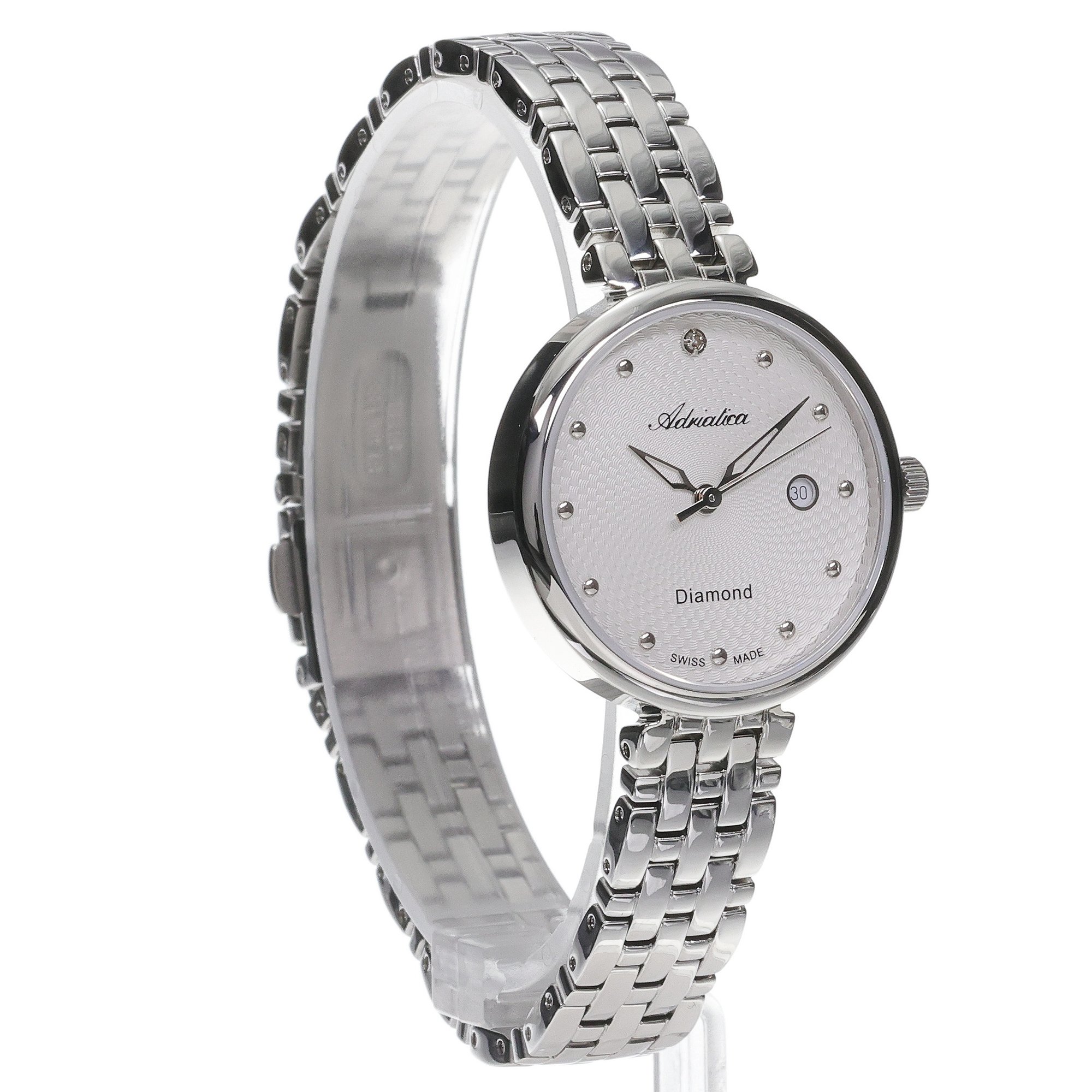 Adriatica A35435143DQ zegarek damski Bransoleta srebrny