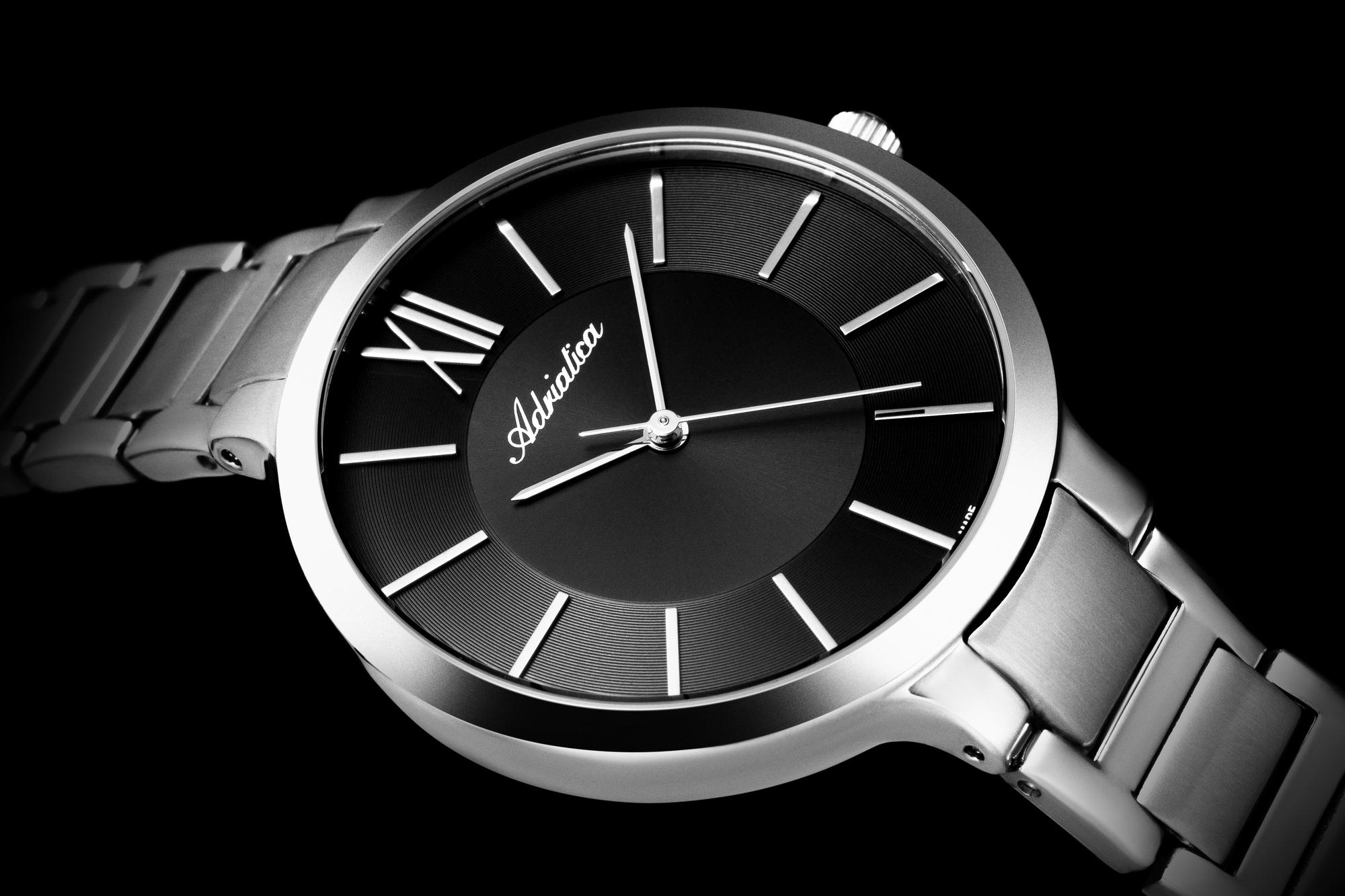 Adriatica A35715166Q Classic Bransoleta klasyczny zegarek srebrny