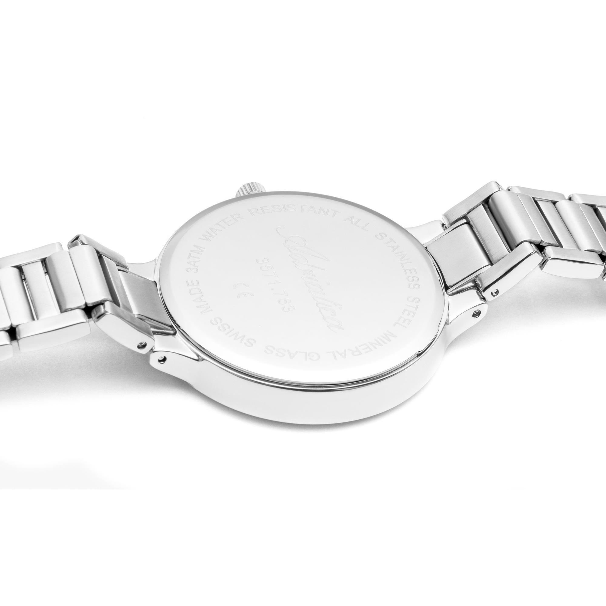 Adriatica A35715166Q Classic Bransoleta klasyczny zegarek srebrny