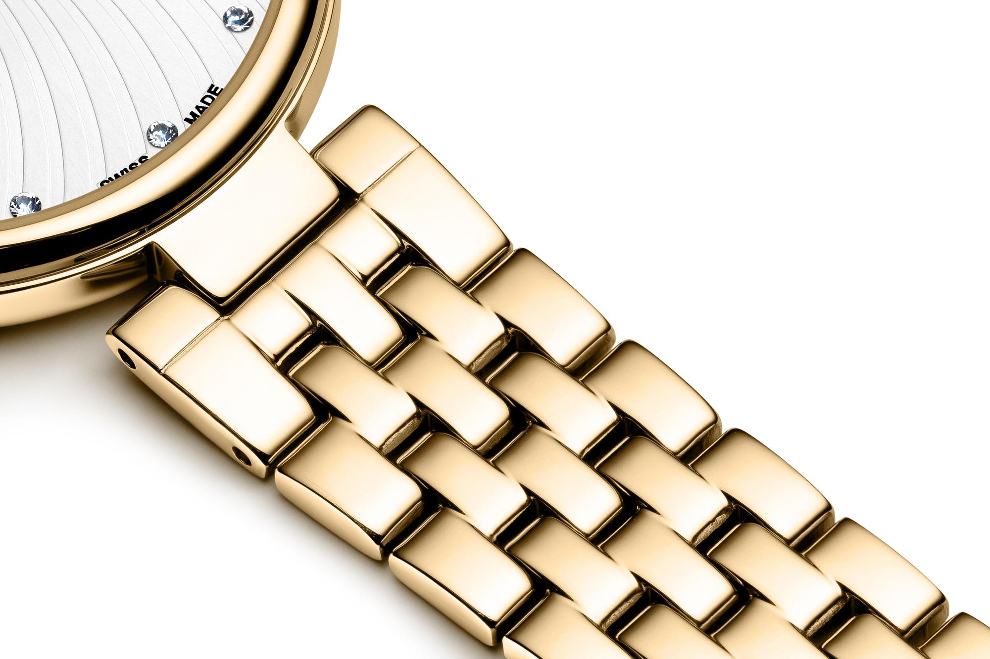 Adriatica A36891143Q1 zegarek złoty elegancki Bransoleta bransoleta
