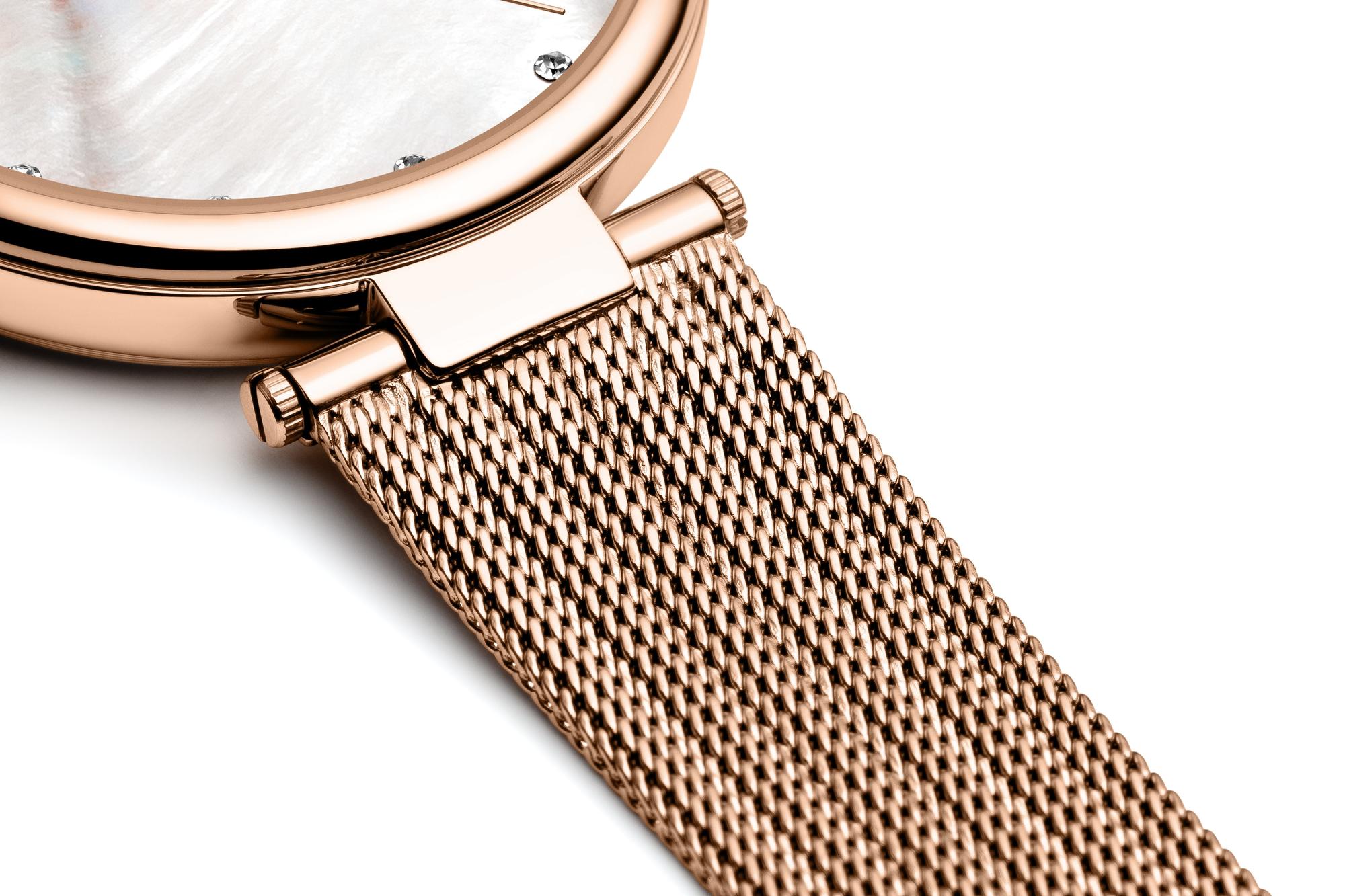 Adriatica A3689914FQ zegarek różowe złoto elegancki Bransoleta bransoleta - miniatura 4